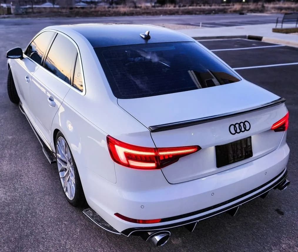 Black Audi A4 B9 Emblems 3