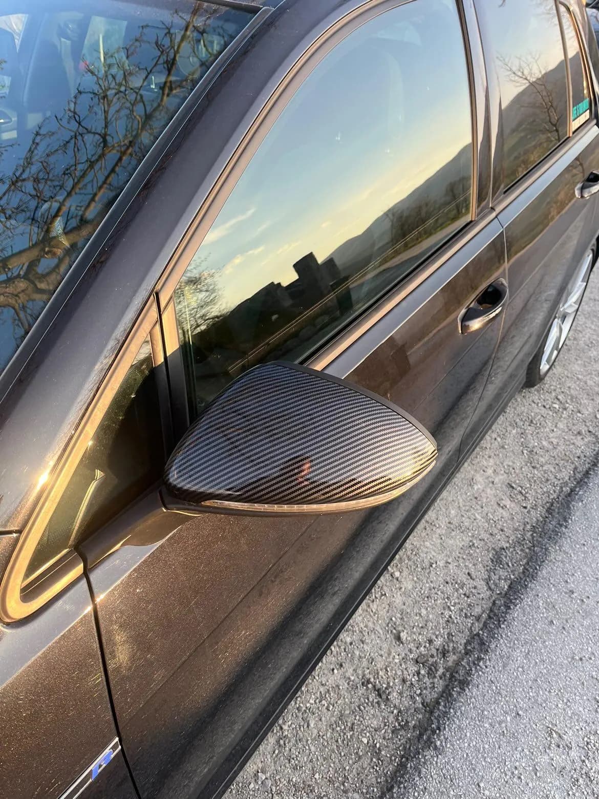 Standard Mirror Caps VW Golf MK6 (Carbon Look)