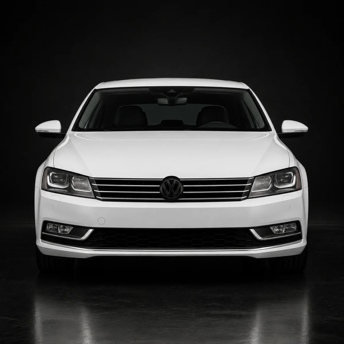 Black VW Passat B7 Emblems