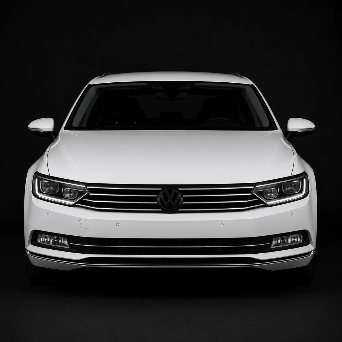 Black VW Passat B8 Emblems