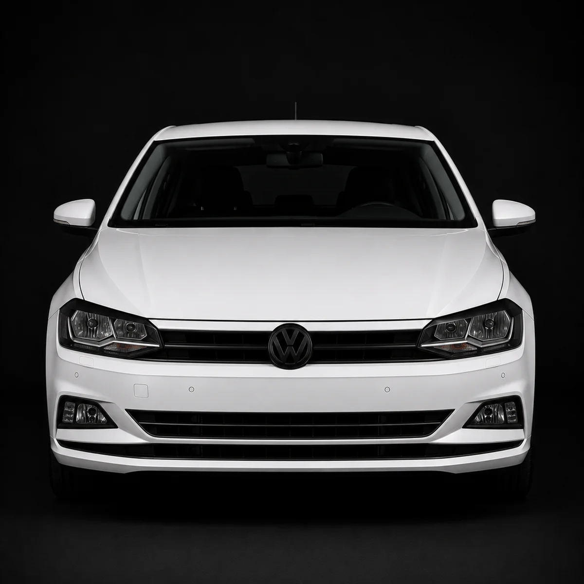 Black VW Polo 2019-2020 Emblems